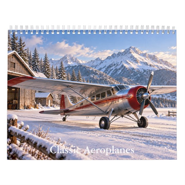 Calendrier d'avions classiques  (Protection)