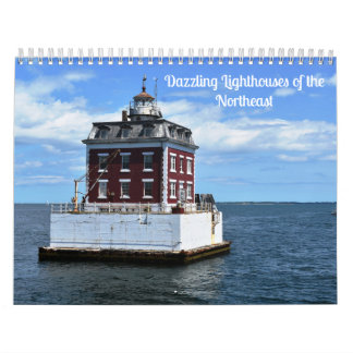 Calendrier Dazzling Lighthouses o t Northeast wall calendar