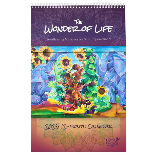 Calendrier de 12 mois 2025 (Protection)