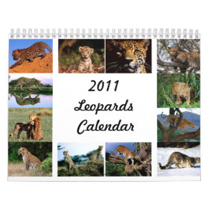 Calendrier de 2011 léopards