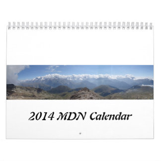 Calendrier de 2014 Alpes