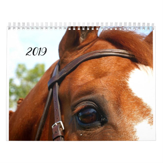 Calendrier de 2019 fermes personnalisable (Protection)
