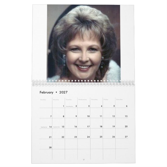 Calendrier de 2020 coutumes (Feb 2027)