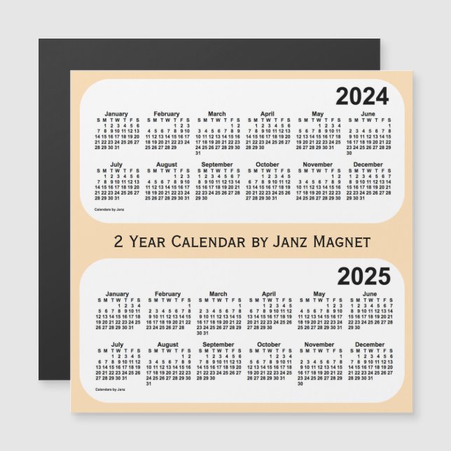 Calendrier de 2 ans 2024-2025 sur le blé par Janz  (Devant / Derrière)