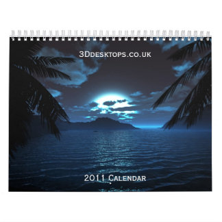 calendrier de 3Ddesktops.co.uk 2011