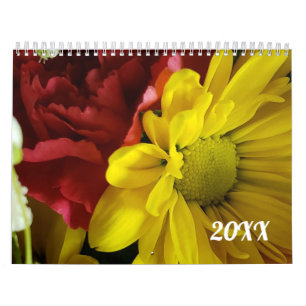 Calendrier de belles photos florales