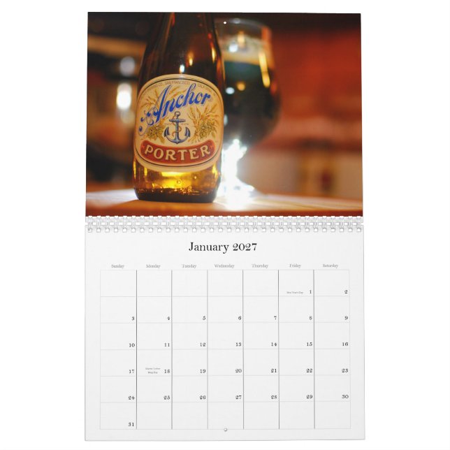 Calendrier de bière de 2015 métiers (Jan 2027)