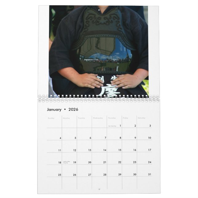 Calendrier de Budokai de 2011 lièges (Jan 2026)