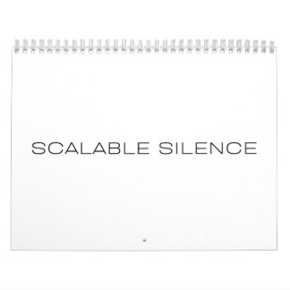 Calendrier de bureau annuel Scalable Silence