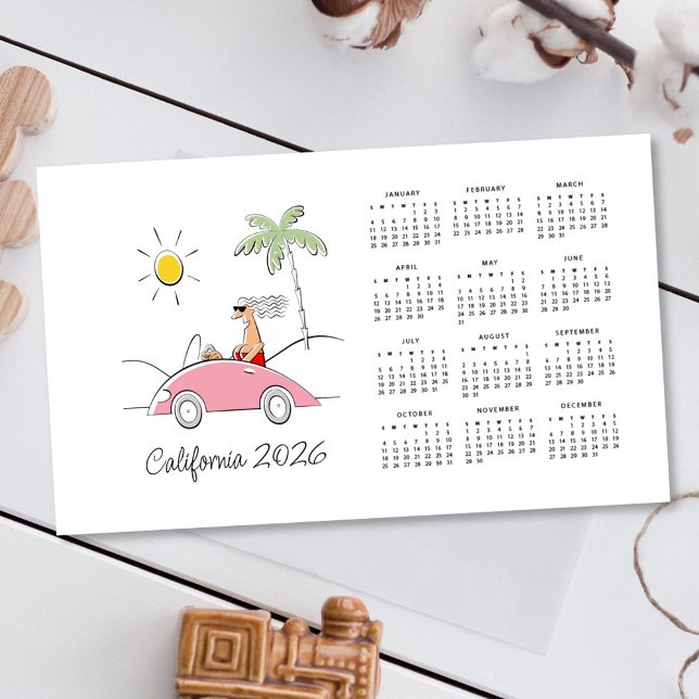 Calendrier de Californie 2026 (Créateur téléchargé)
