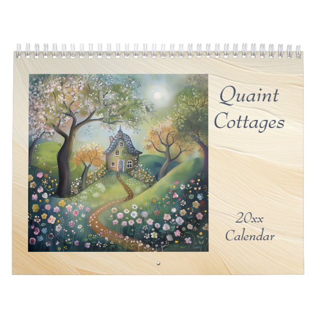 Calendrier de charmants cottages dans les bois (Protection)