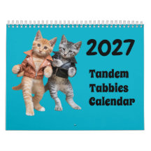 Calendrier de chats Tandem Tabbies 2027