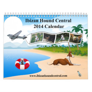 Calendrier de chien d'Ibizan