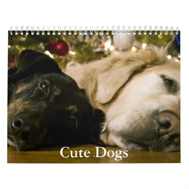 Calendrier de chiens mignons (Protection)