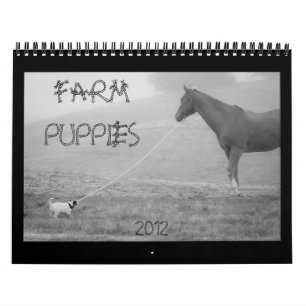 Calendrier de chiots de ferme