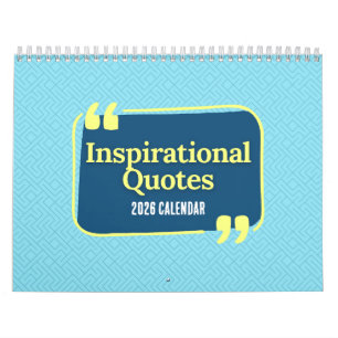 Calendrier de citations inspirantes 2026
