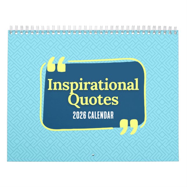 Calendrier de citations inspirantes 2026 (Protection)