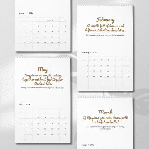 Calendrier de citations joyeuses 2026
