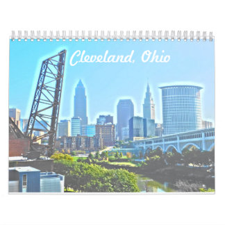 Calendrier de Cleveland Ohio de points de repère