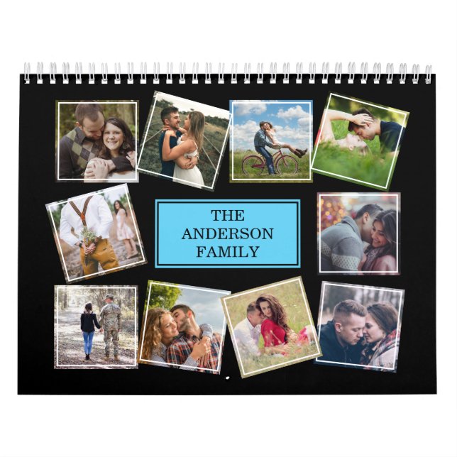 Calendrier de collage photo personnalisé (Protection)