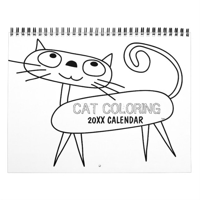 Calendrier de coloration des chats (Protection)