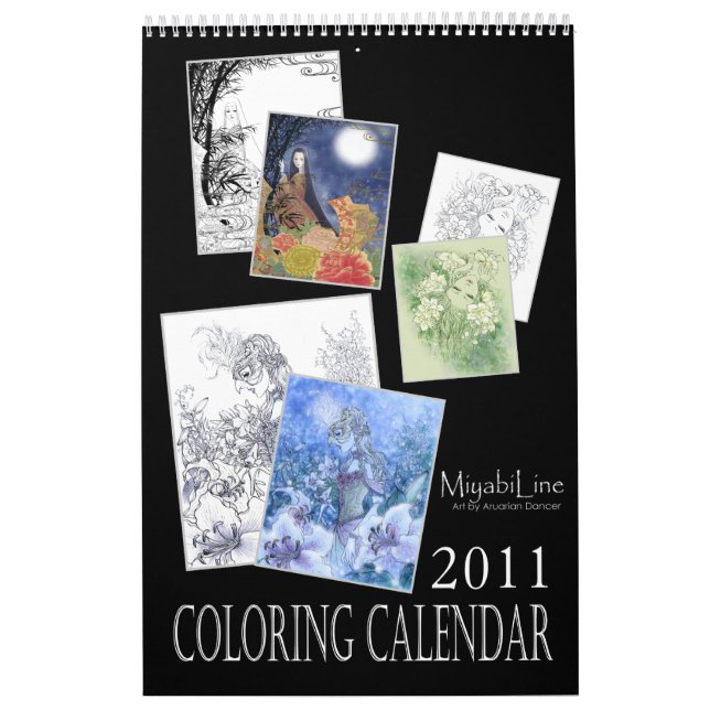 Calendrier de coloration d'imaginaire (Protection)