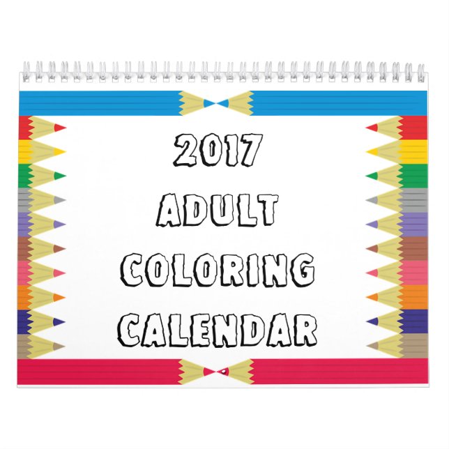 Calendrier de coloration pour adultes 2017 (Protection)