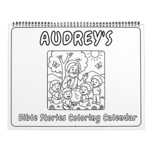 Calendrier de coloriage d'histoires bibliques pour