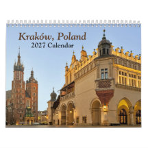 Calendrier de Cracovie Pologne 2026