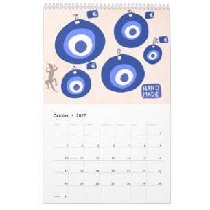Calendrier de cuisine Scènes et motifs grecs de Rh