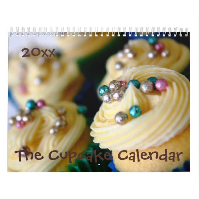 Calendrier de Cupcakes Personnalisable (Protection)