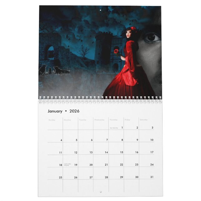 CALENDRIER de DRaCULAS (Jan 2026)