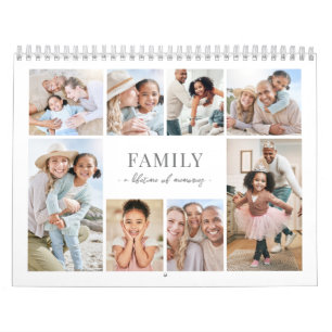 Calendrier de famille personnalisé avec photo 2027