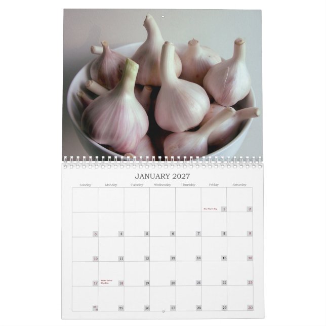 Calendrier de fenouil et de fougère 2010 (Jan 2027)