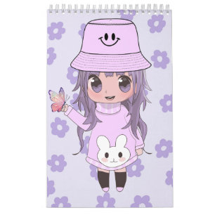 calendrier de fille anime
