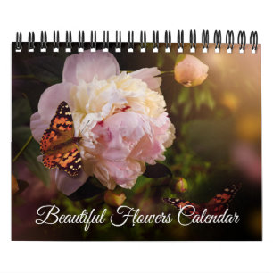 Calendrier de Fleurs Magnifiques de Petite Taille