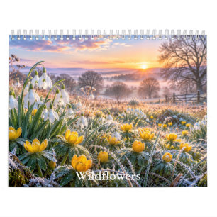 Calendrier de fleurs sauvages 