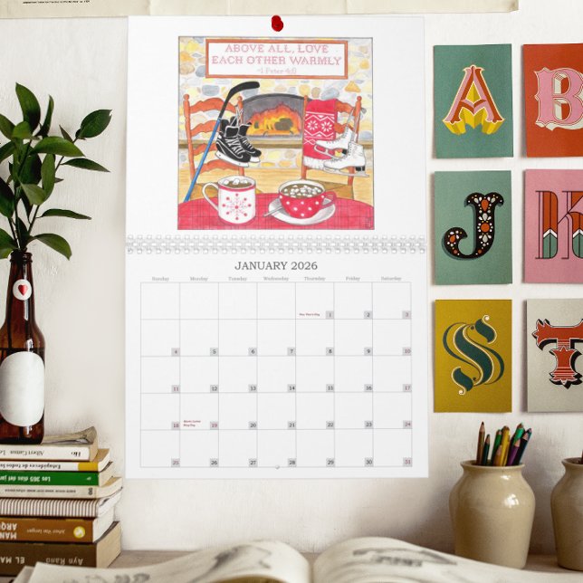 Calendrier de foi, de famille et d'amis (Créateur téléchargé)