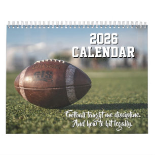Calendrier de football 2026 Sport Joueur Fan Entra