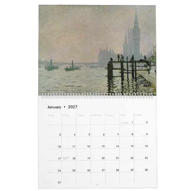 Calendrier de Giant Monet 2015 (Jan 2027)