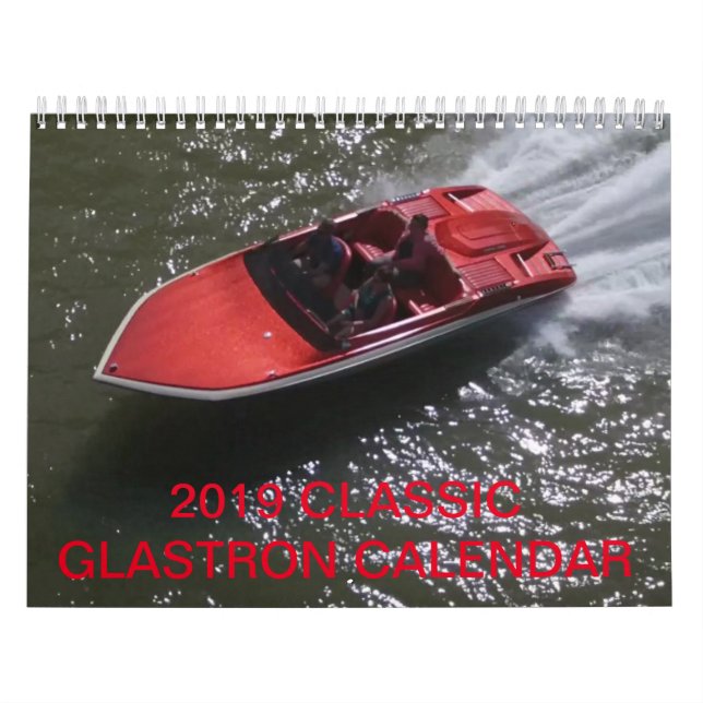 Calendrier de Glastron de 2019 classiques (Protection)