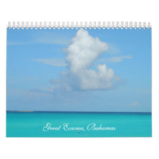 Calendrier de grand Exuma, Bahamas