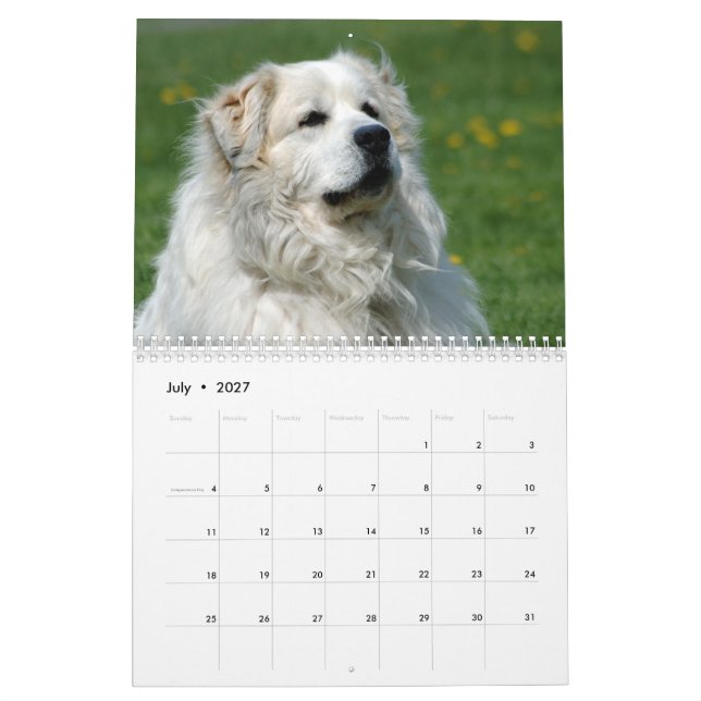Calendrier de Grands Pyrénées (Jul 2027)
