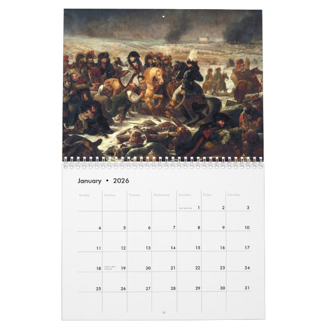 Calendrier de guerres napoléoniennes (Jan 2026)