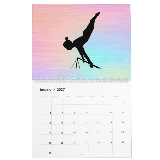 Calendrier de gymnastique (Jan 2027)