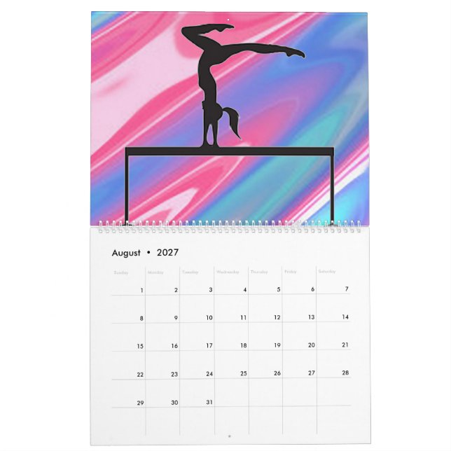 Calendrier de gymnastique (Aug 2027)