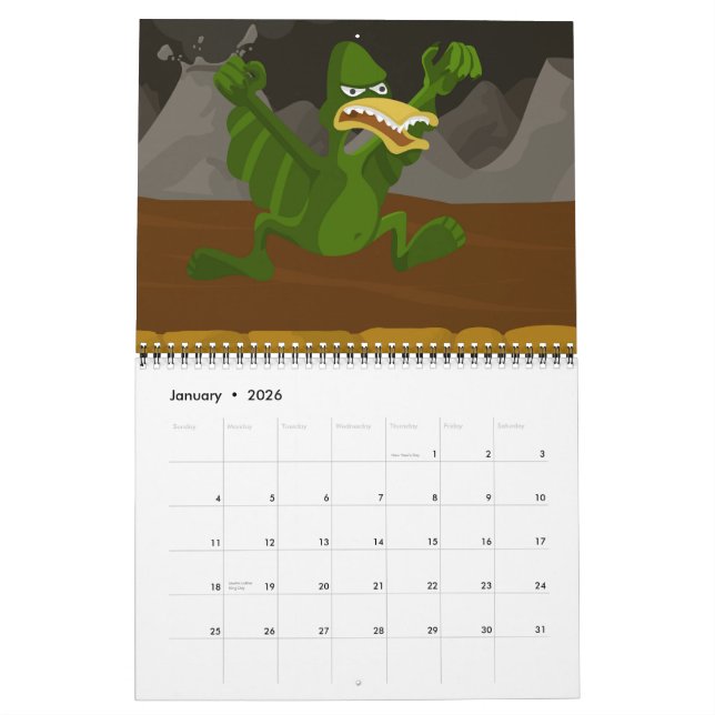 calendrier de JakeWozniak.com 2013 (Jan 2026)