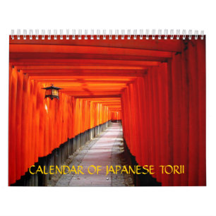 Calendrier de Japonais Torii