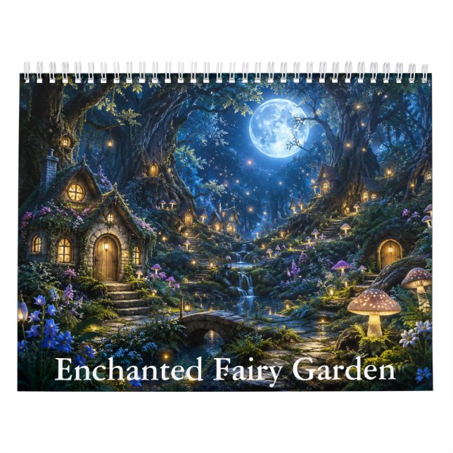 Calendrier de jardin de fées enchanté (Protection)