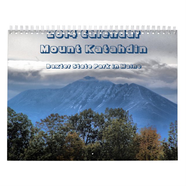 Calendrier de Katahdin de 2014 bâtis (Protection)